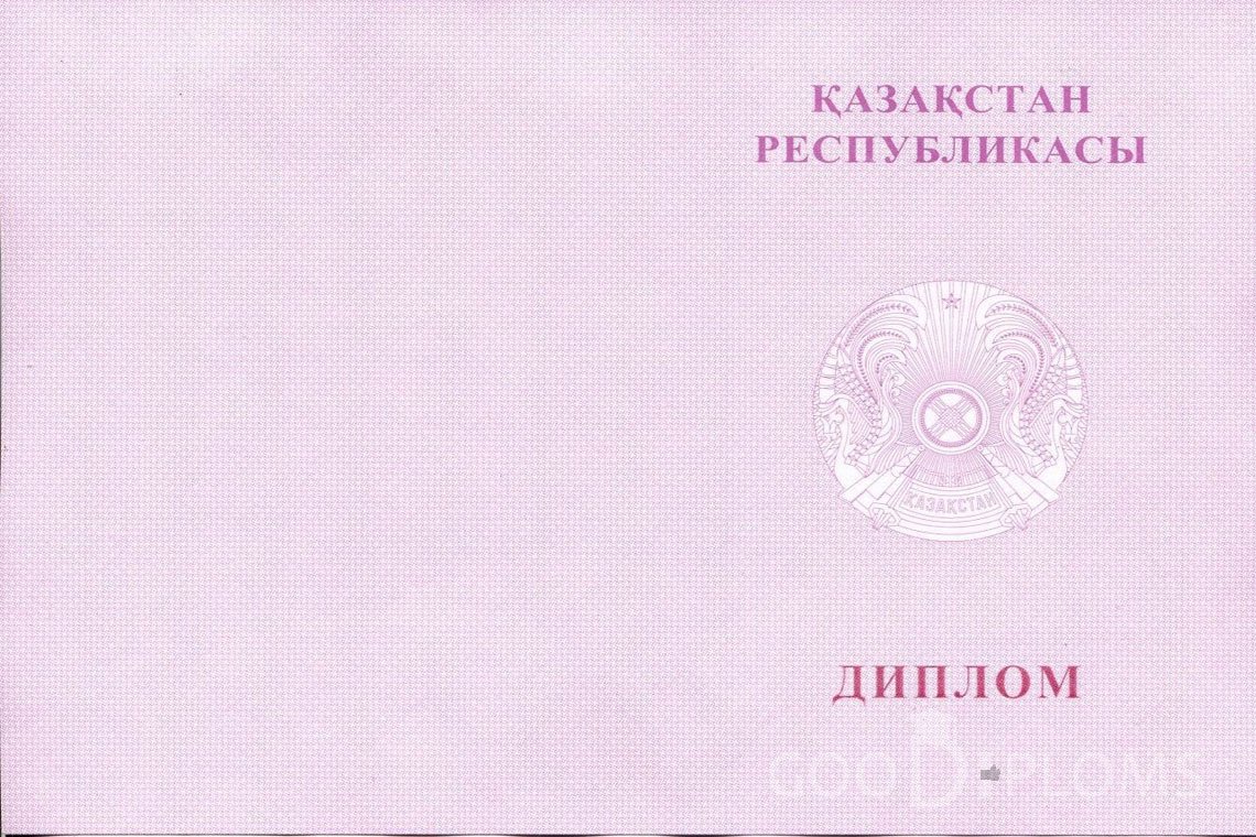 Казахский диплом техникума с отличием - Обратная сторона- Алматы